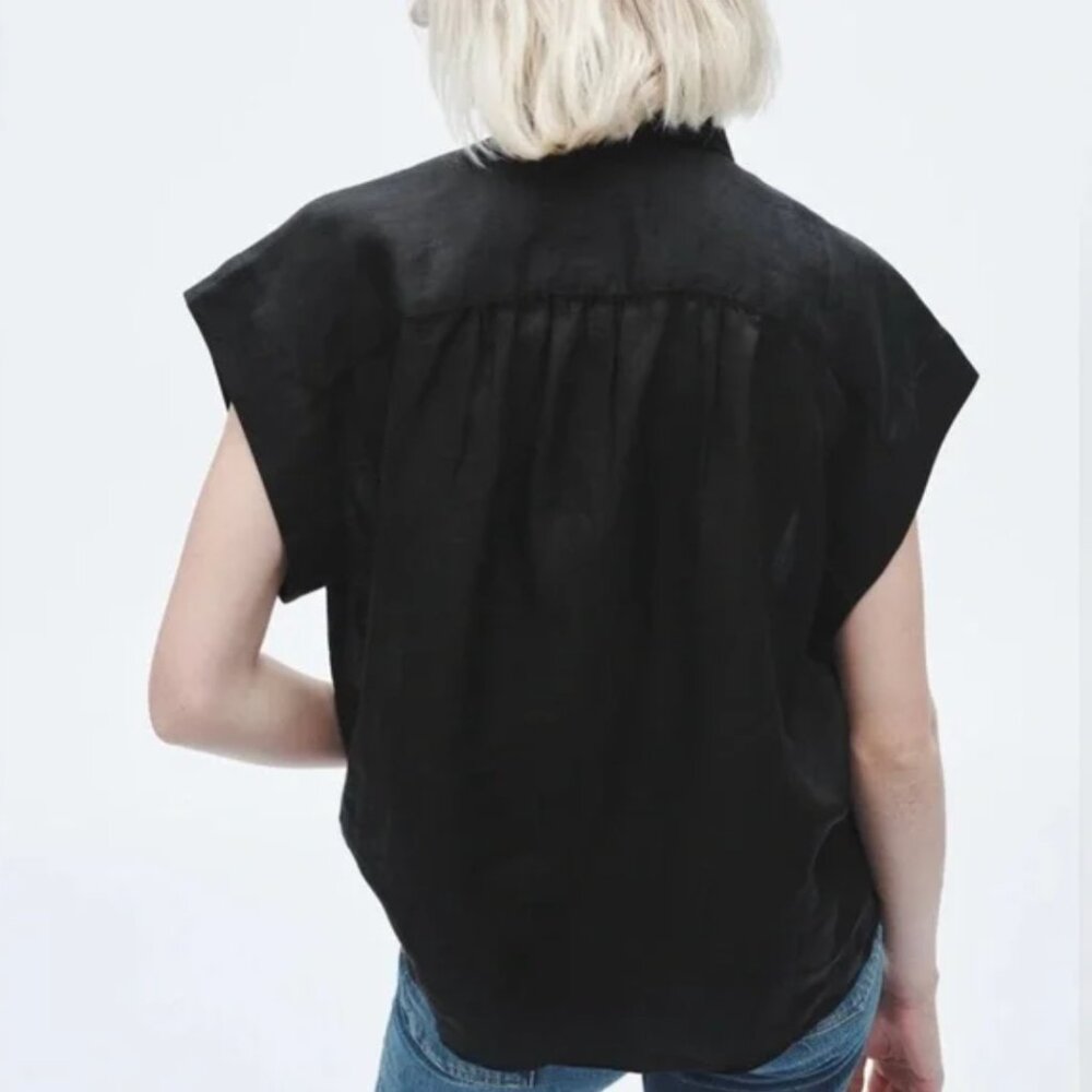 Rag & Bone Robin Ramie Embroidered Top - Picture 3 of 6
